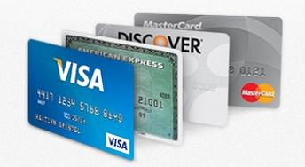 major credit cards accepted